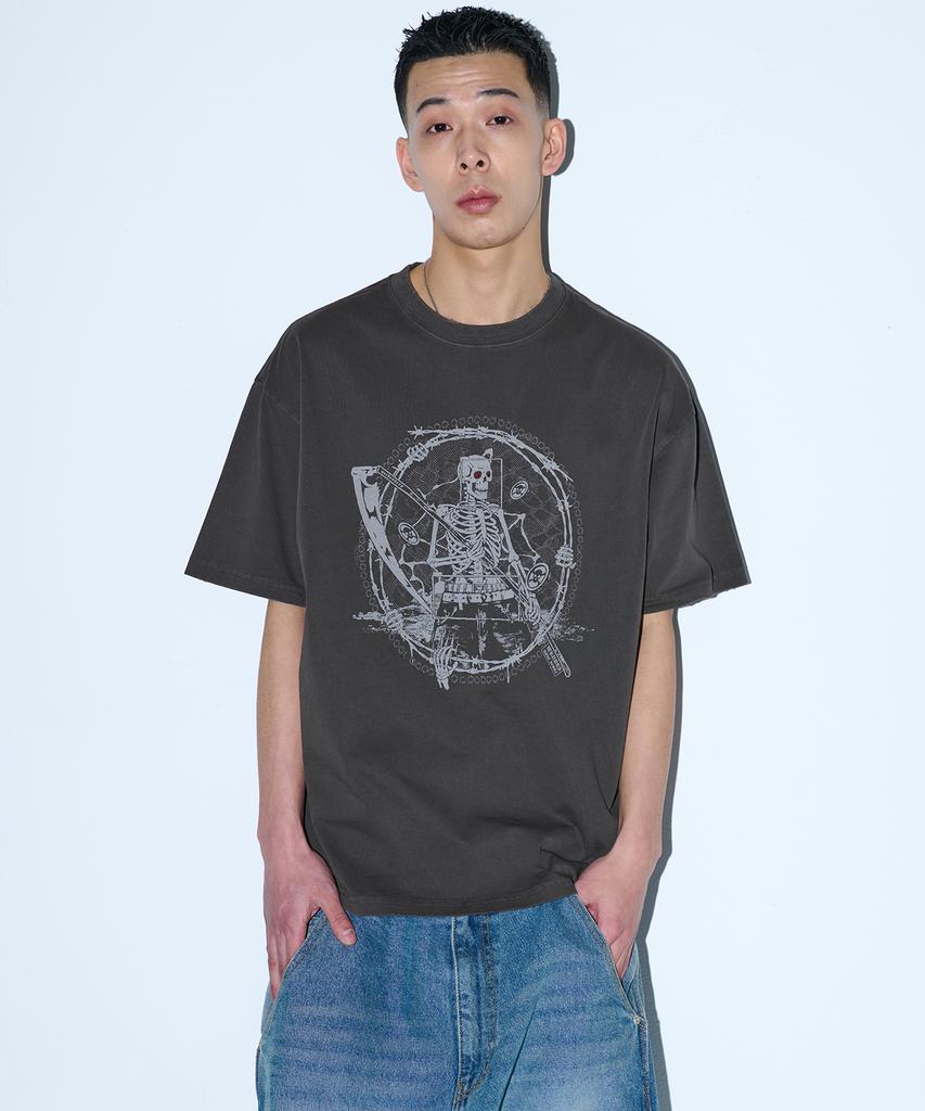 WKNDRS [Koin Seoul] Reaper T-Shirt (Brown)