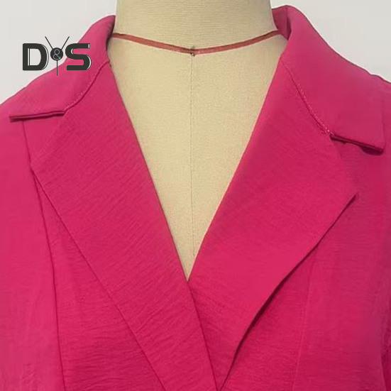 Dámská košile volného střihu s klopou, poloviční rukáv, jednobarevná, pulovr, topy v retro stylu, ležérní topy pro každodenní nošení