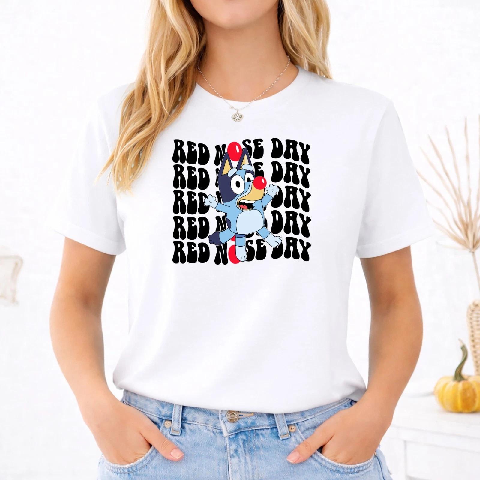 Red nose day 2026 T-shirt, Kids comic Relief Funny Shirt , Blue Nose day 3XL