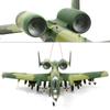 NUOTIE Attack Thunderbolt II Assembled Die Cast Metal Aircraft Model Kit Replica Military Display Collection 1/100 A-10 (Warthog)