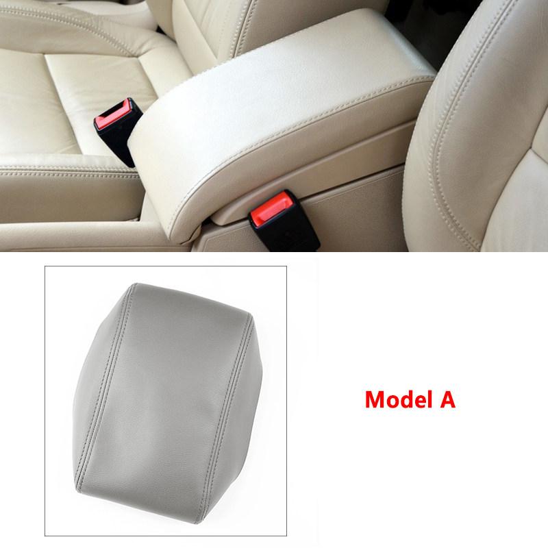 Für VW Touran 2006 2007 2008 2009 2010 2011 2012 Auto Mittelkonsolen-Armlehnenbox-Abdeckung Mikrofaserleder Dekoratives Zubehör