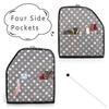 Soft Lined Overlock Machine Protective Cover Protective Case for Singer/Brother Tool Organization