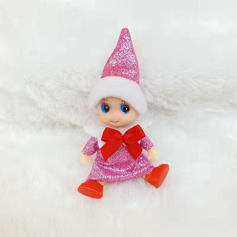 Baby Doll Elf Toy With Movable Arms Legs With Feet Shoes Christmas
