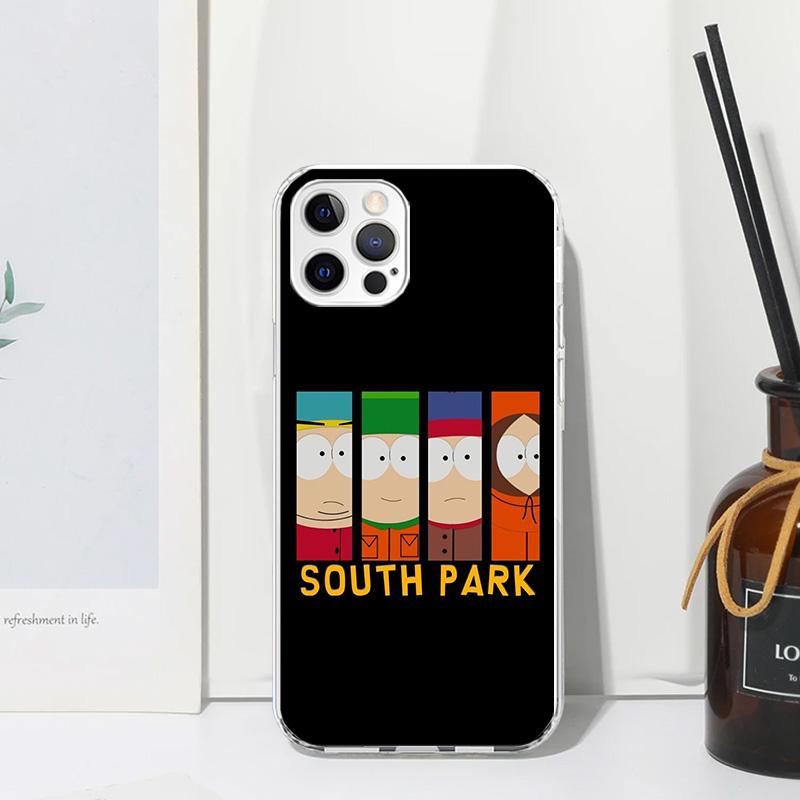 Cartoon S-South-Parkes Phone Case For Iphone 17 Air 16 15 Plus 16E 14 Pro Max 13 Mini 12 11 7 8 SE Fundas Soft Back Cover 17 Air