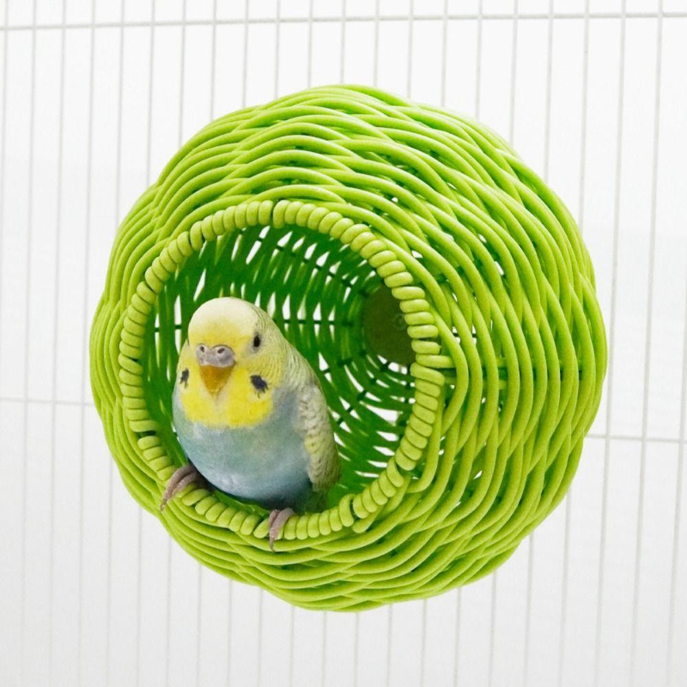 Hanging Handwoven Bird House Spherical Bird Breeding Nest Pet Supplies Hamster Bed Outdoor