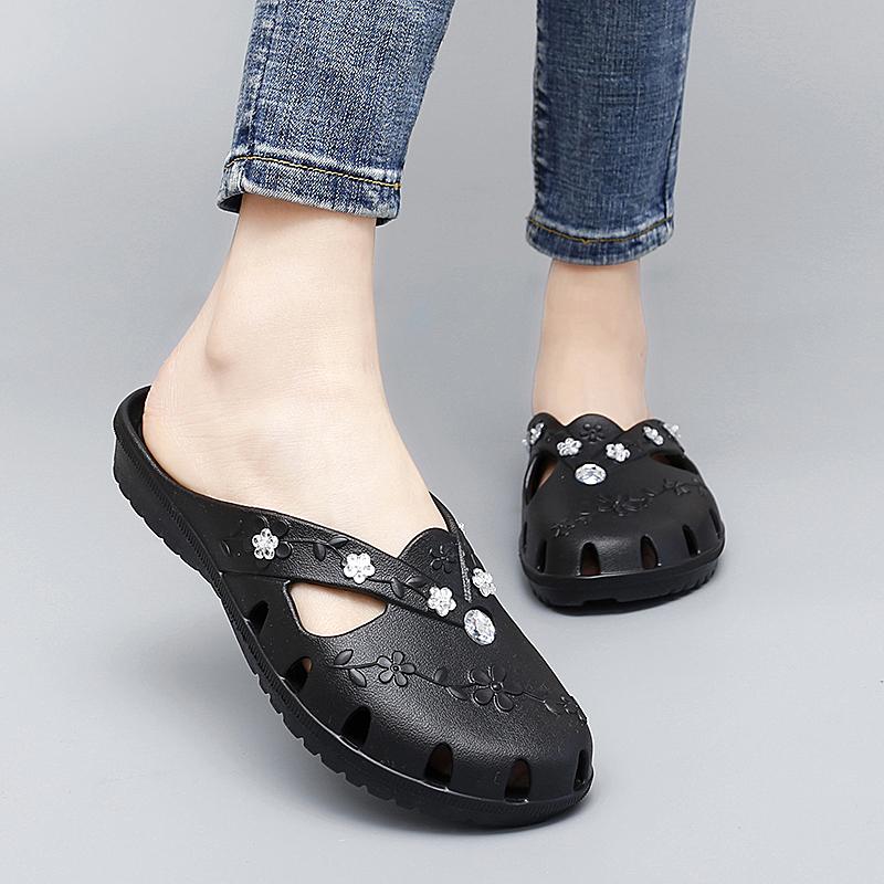2025 Womens Casual Clogs Breathable Beach Sandals Home Shoes for Women Valentine Slippers Summer Slip On Women Flip Flops Shoes