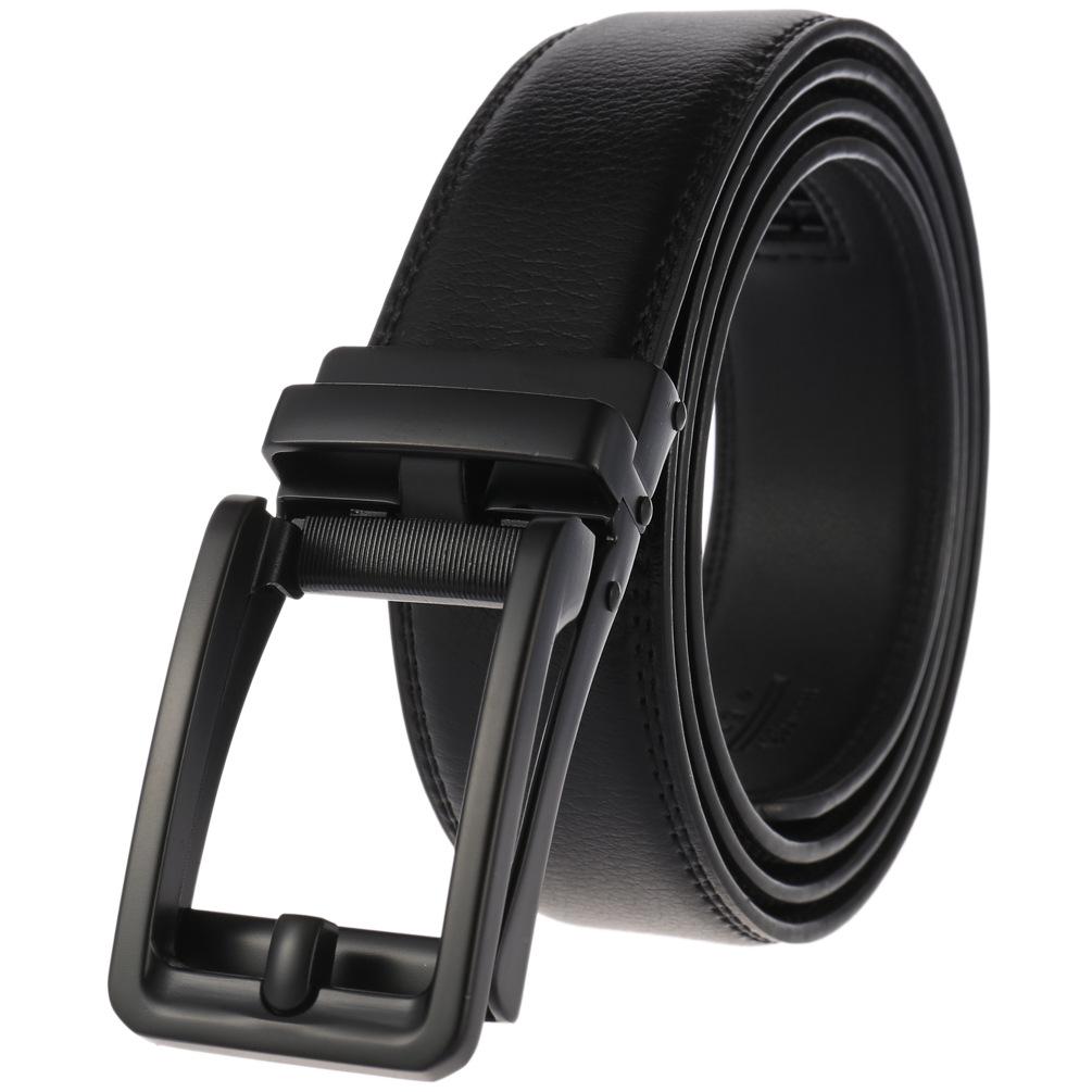 Men's Leather Automatic Buckle Business Belt LY36-32315-1