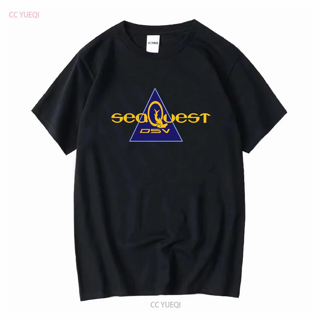 SeaQuest DSV T Shirt long or short sleeves vintage Washed Versatile Comfortable designer clothes Casual Unisex Slightly graphic