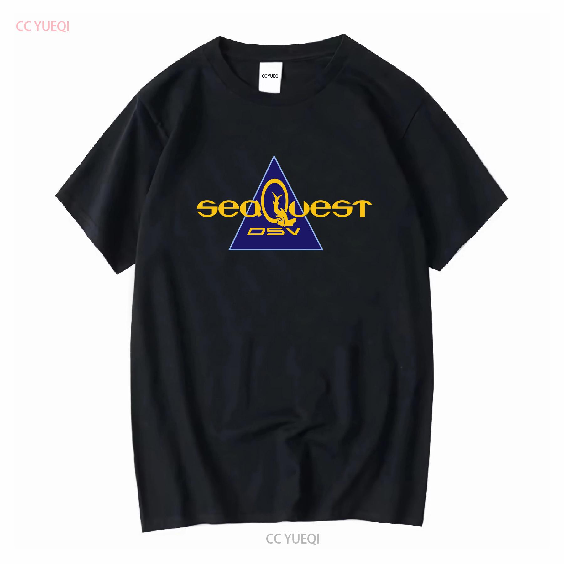 

SeaQuest DSV T Shirt long or short sleeves vintage Washed Versatile Comfortable designer clothes Casual Unisex Slightly graphic 4XL