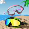 HD Anti-Fog Kids Swim Goggles Waterproof Anti-UV Wide View Swimming Goggles for Boys Girls Age 3-14