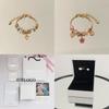 Fashion Heart Flower Butterfly Charm Bracelet For Women Gift Accessory