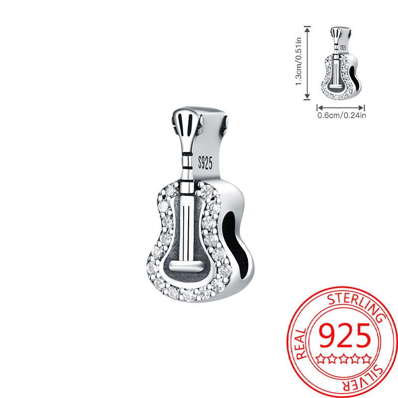 

Bead Components Copper Metal Charm Bead Components Authentic Original Strings Violin Notes Bead Components Compatible With Bracelet High Quality Fine