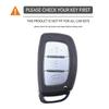 Silikon Autoschlüsselhülle Abdeckung Zubehör für Hyundai Creta Ix35 Ix45 I10 I30 I40 Tucson Santa Fe Rena Sonata Elantra