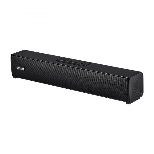 VEVOR Sound Bar for Smart TV, 2.0 Channel, 450 Mm Compact Soundbar TV Speakers for Projector, Bluetooth AUX Connection, Remote Control, Easy Setup