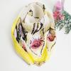 1Pc Neck Scarf Sweet 65CM Versatile Scarf Fashion Printed Gift Chiffon Magnetic Clasp