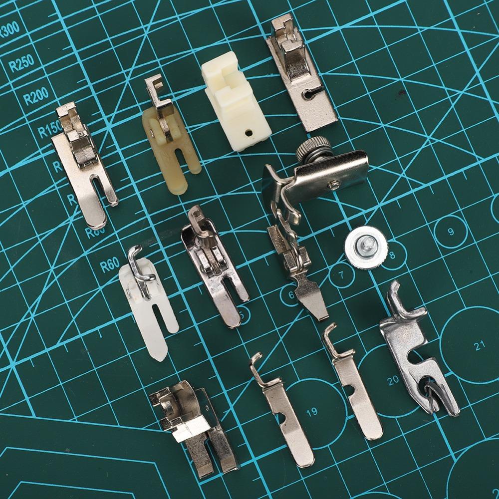 12 Stück Universal Nähmaschinen-Set Langlebiges Professionelles Nähfuß-Set Haushalt DIY
