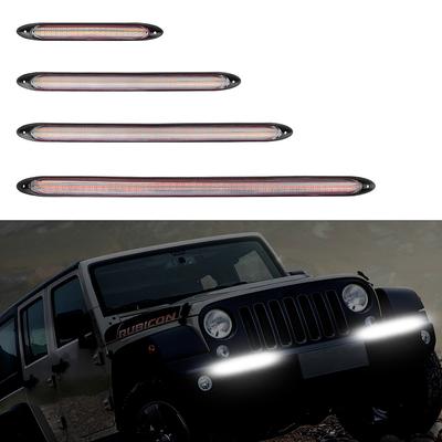 Wasserdichtes LED-Blinkerlicht Auto DRL Tagfahrlicht Auto Streamer Flow Day Light 2 Teile/satz Auto Scheinwerfer Sequentieller Streifen
