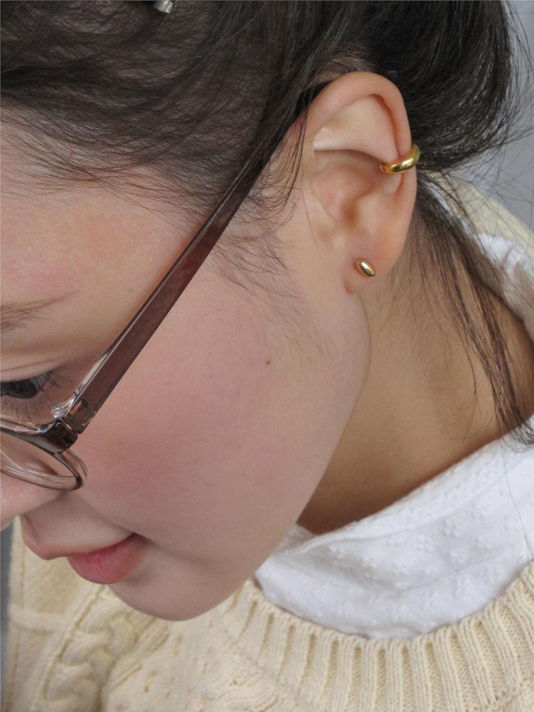 Dungeureon [925 Silver] Grain Earrings (Gold)