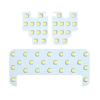 CORSA LED Room Lamp Set for the 20 Series Wish Manual and White LED Interior Lights for the Wish 20 Replacement for the Factory Customizable Interior