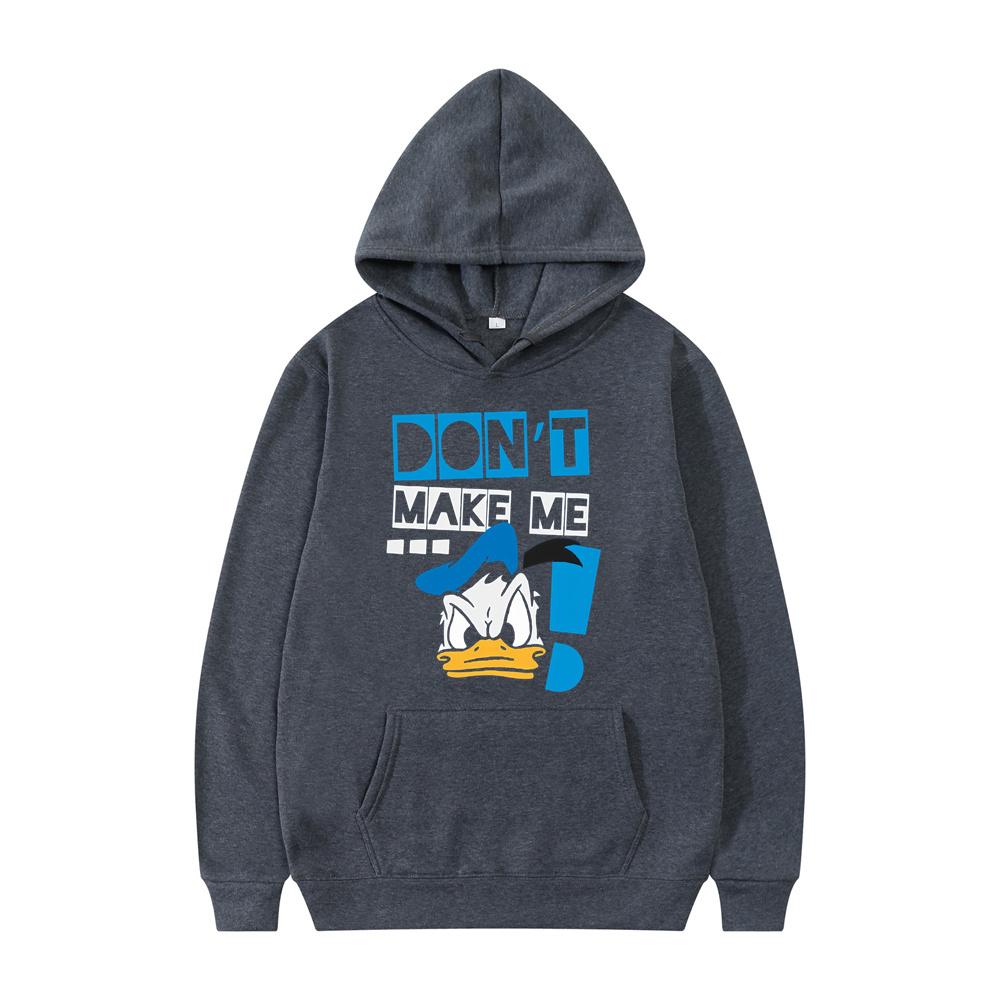 Disney Hoodie Winnie Donald Duck Spring and Autumn Sweatshirt Fashion Jacket Pullover Long Sleeve Clothing Loose Street Hooded