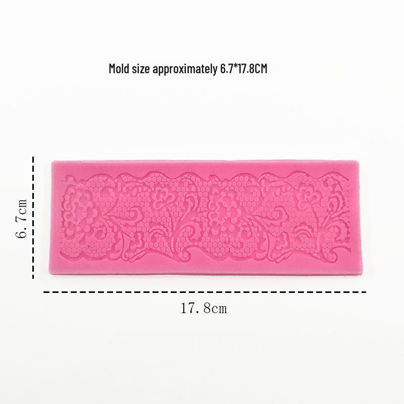 Vintage Pattern Fondant Silicone Mold Cake Border Decoration Set