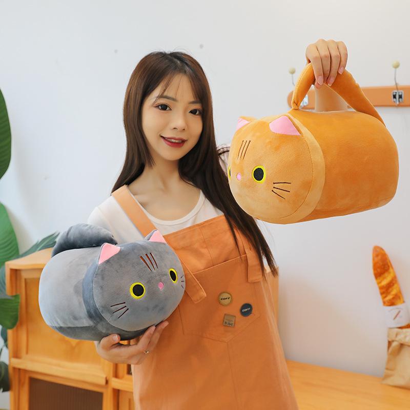 Cute Soft Cat Plush Doll Cotton Doll Plush Toy Sleeping Pillow Cloth Doll