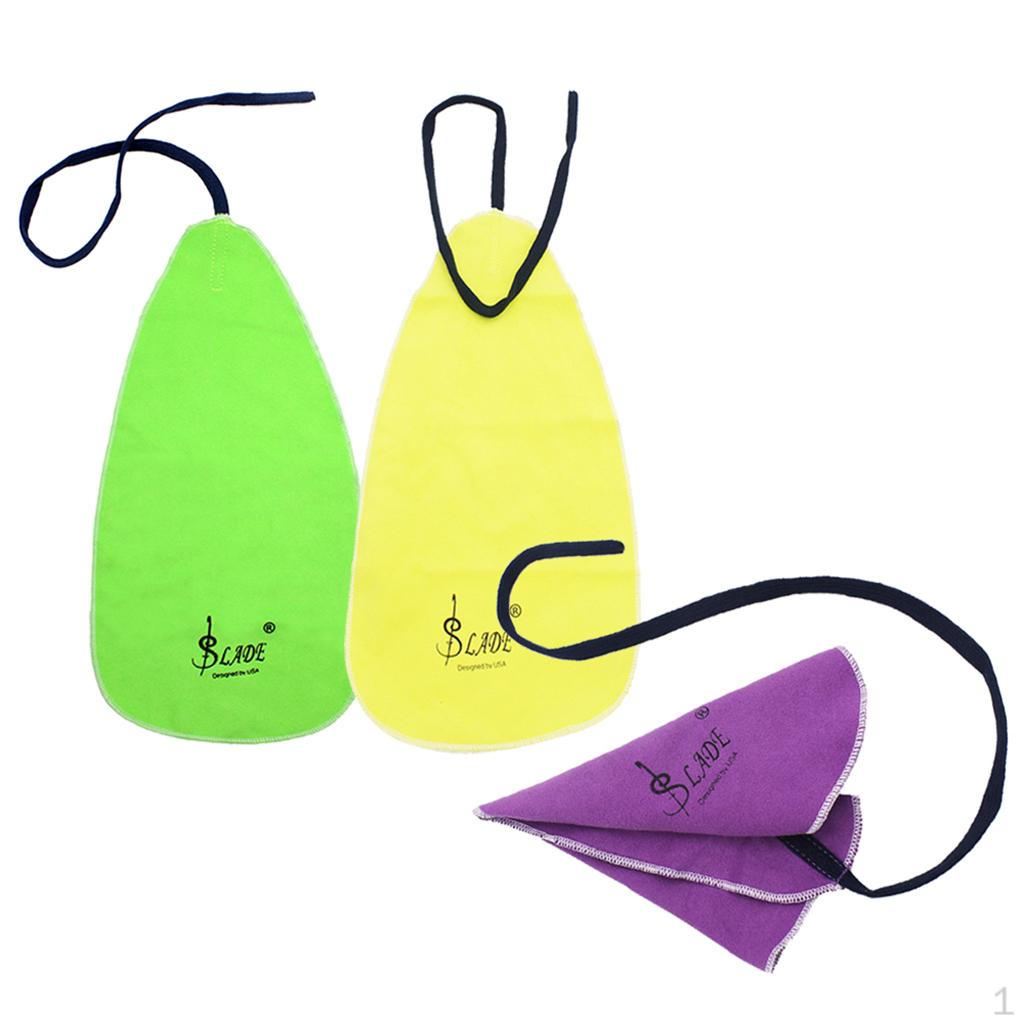 

3PCS LADE Wind Instruments Saxphone Clarinet Flute Sax Cleaning Swab Cloth