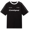 Camel American Retro Color Block Quick-Dry T-Shirt for Men & Women