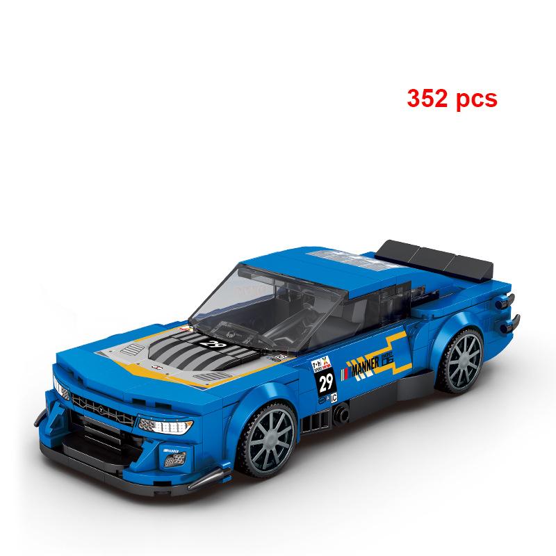 Technické Rychlé Auto Městské Vozidlo Závodní Vinylové Auto Stavebnice Sada Sportovní Auto Garáž MOC Kreativní Hračky Vzdělávací Dárek