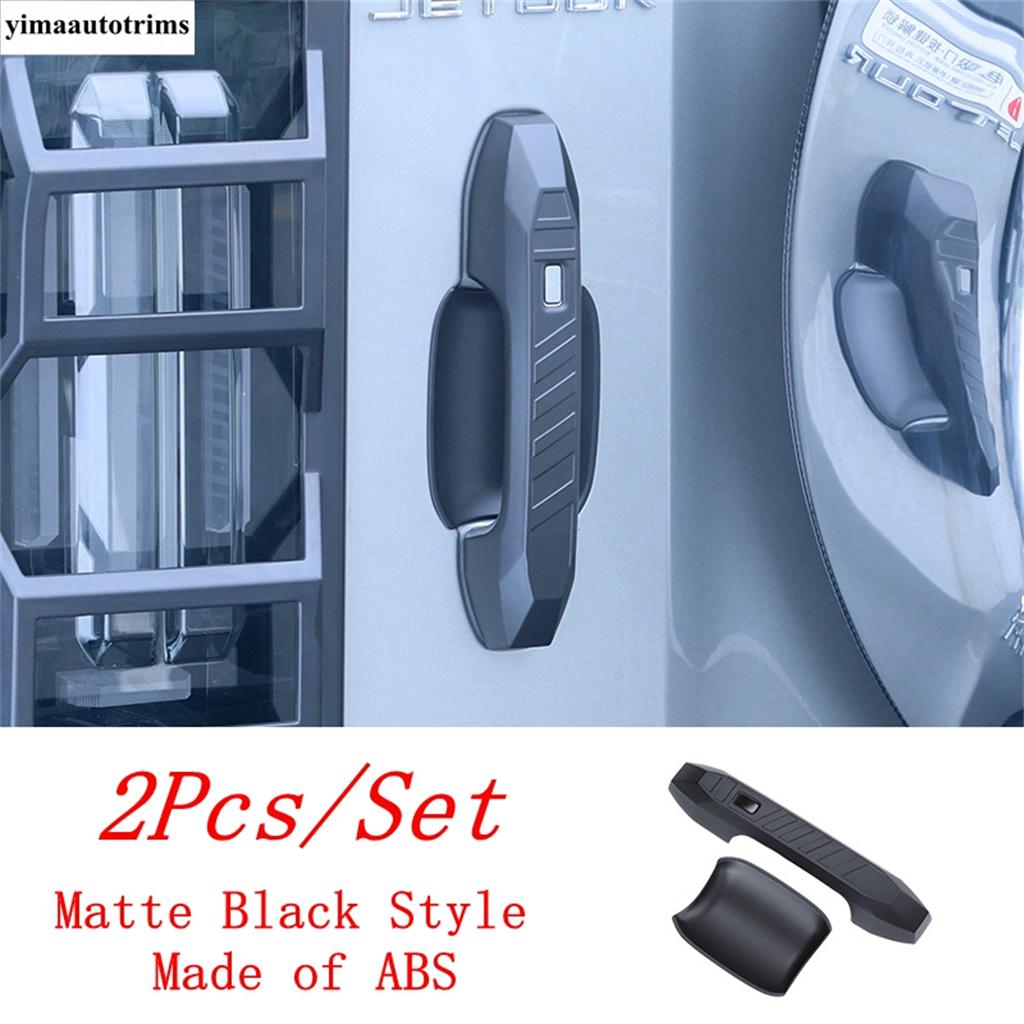 

Front Rear Fog Light / Rearview Mirror / Door Handle Bowl Cover Trim Accessories For Chery Jetour Traveller T2 2024 2025 Rear Door Handle