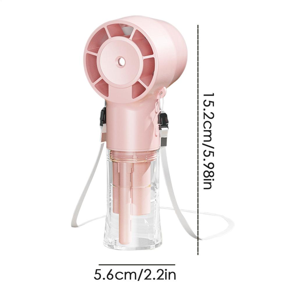Handheld Personal Mister Rechargeable Mist Fan Reusable Air Cooler Portable Hot Weather Accessories For Daily Use Outdoor