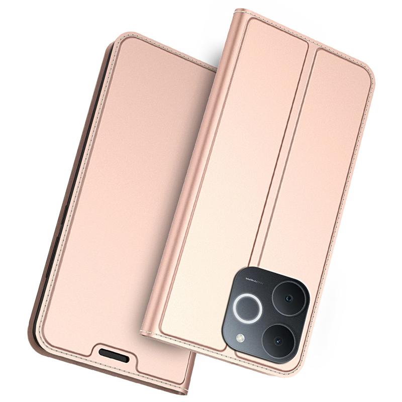 

For Realme Note 70T 4G/Narzo 80 Lite 4G Case PU Leather Phone Cover with Card Holder Stand