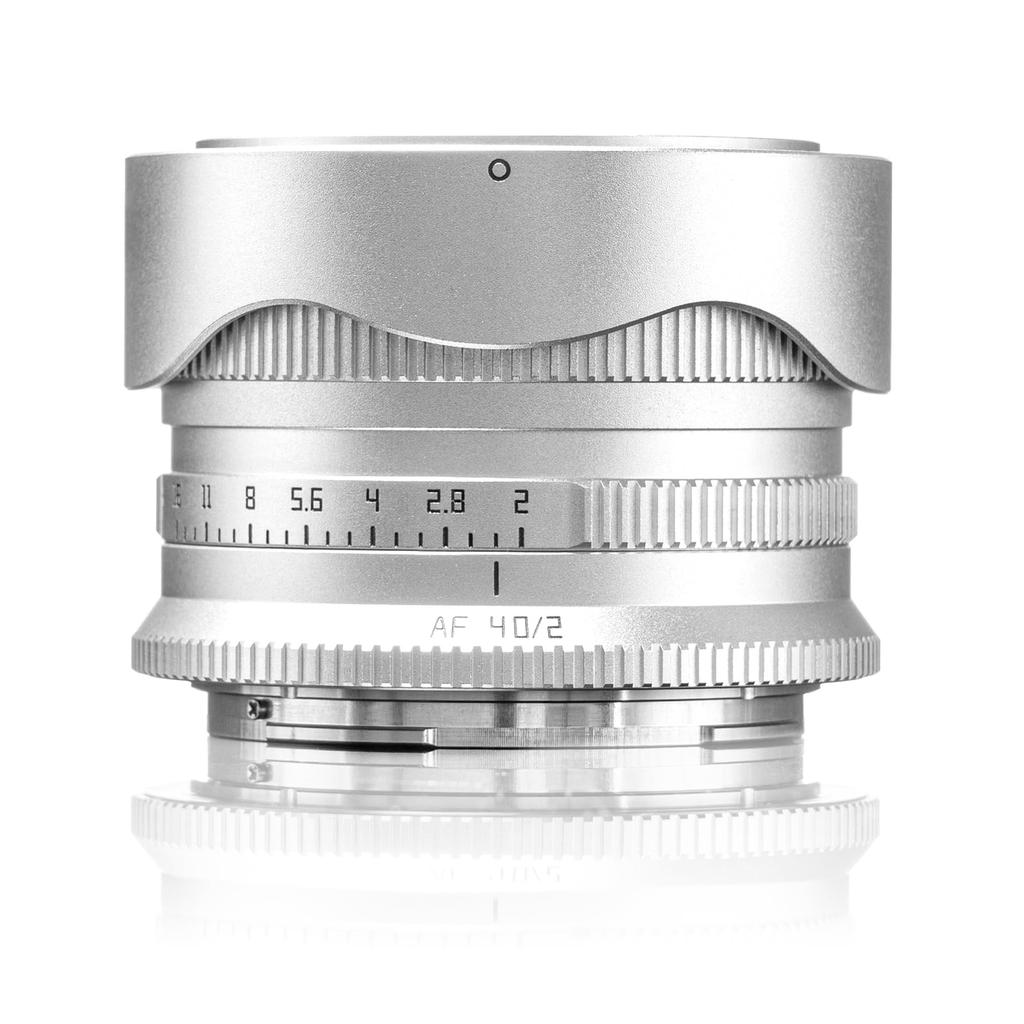 TTArtisan AF 40mm F2 Prime Lens Warranty Autofocus Nikon Z Interchangeable Lens Large Aperture Black Mirrorless for Landscape and Portrait Photography