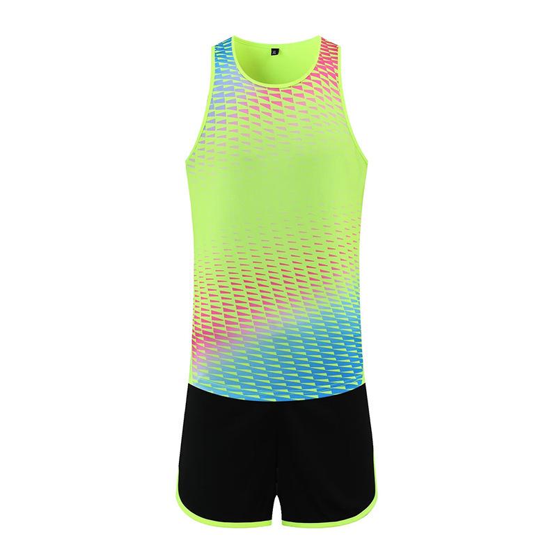 Unisex schnelltrocknende schweißableitende Leichtathletik-Teamuniform-Sets für die Schule und das Marathon-Training
