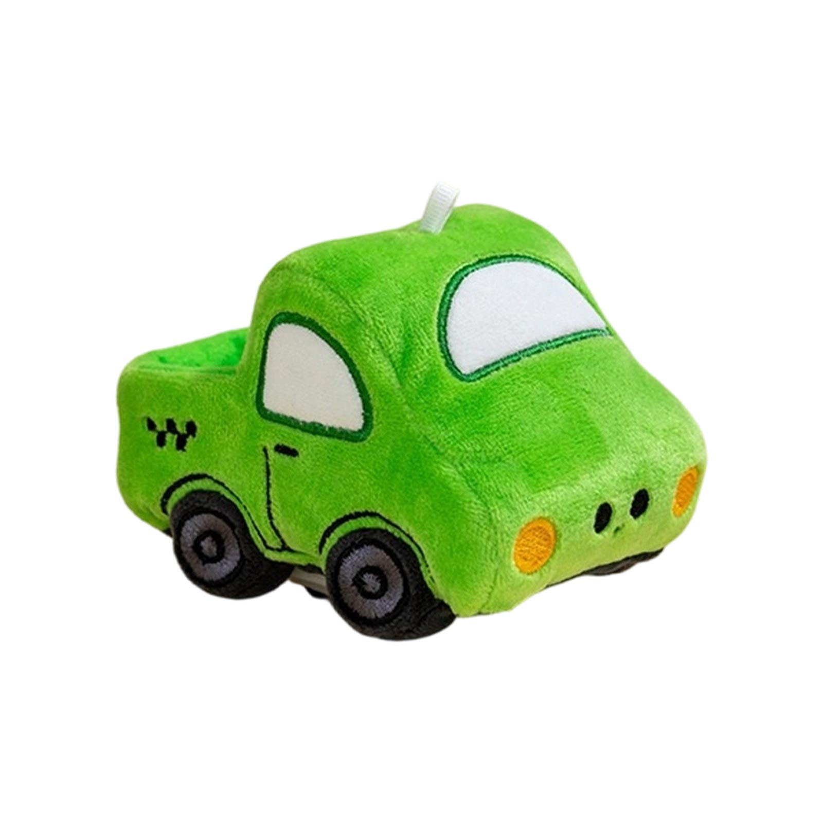 Plush Toy Car Soft Stuffed Vehicle Toy Cartoon Style Miniature Model for Kids Toddlers and Collectors Suitable for Play and Decoration One Size зелёный