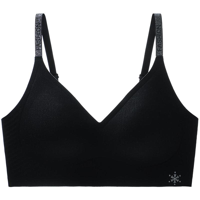 

Ladies Seamless Cooling Bra with Jelly Strips - Lifting, Anti-Sagging, Breathable, Thin Cup Design L 105-120 lbs 36/80ABC