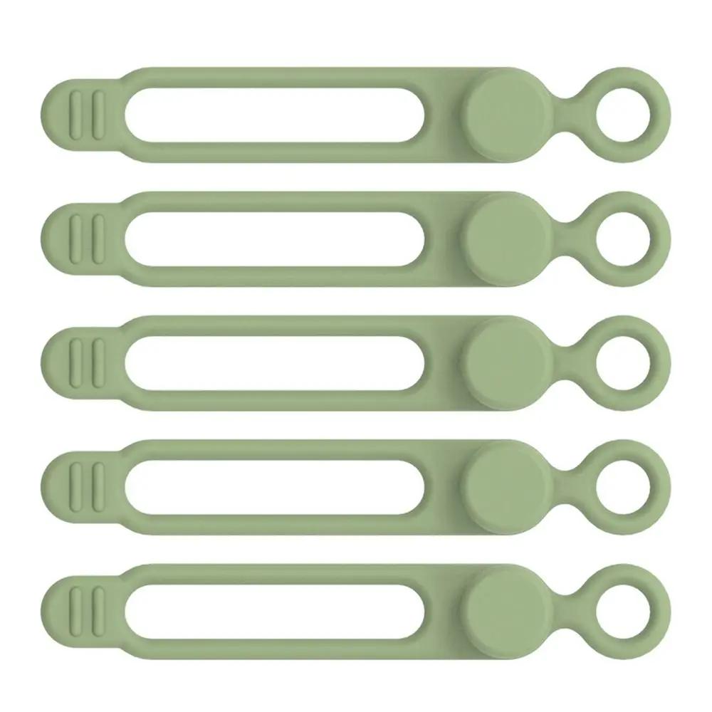 10-Pack Reusable Silicone Elastic Bands – Cable Organizer for Wires, Coils & Cord Management