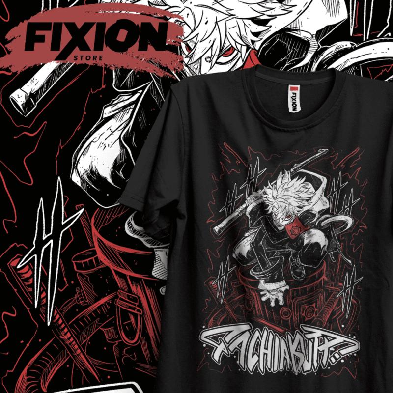 Gachiakuta T-Shirt Rudo Print Baumwolle Herren Oversized Hip Hop Anime Kurzarm Streetwear Männliche Kleidung Hohe Qualität Kurze Ärmel