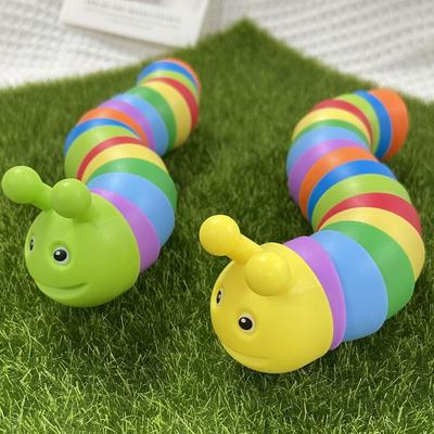 Games Relief Toys Rainbow Snail Slug Rotating Toys Rainbow Caterpillar Toys Rainbow Snail Toys