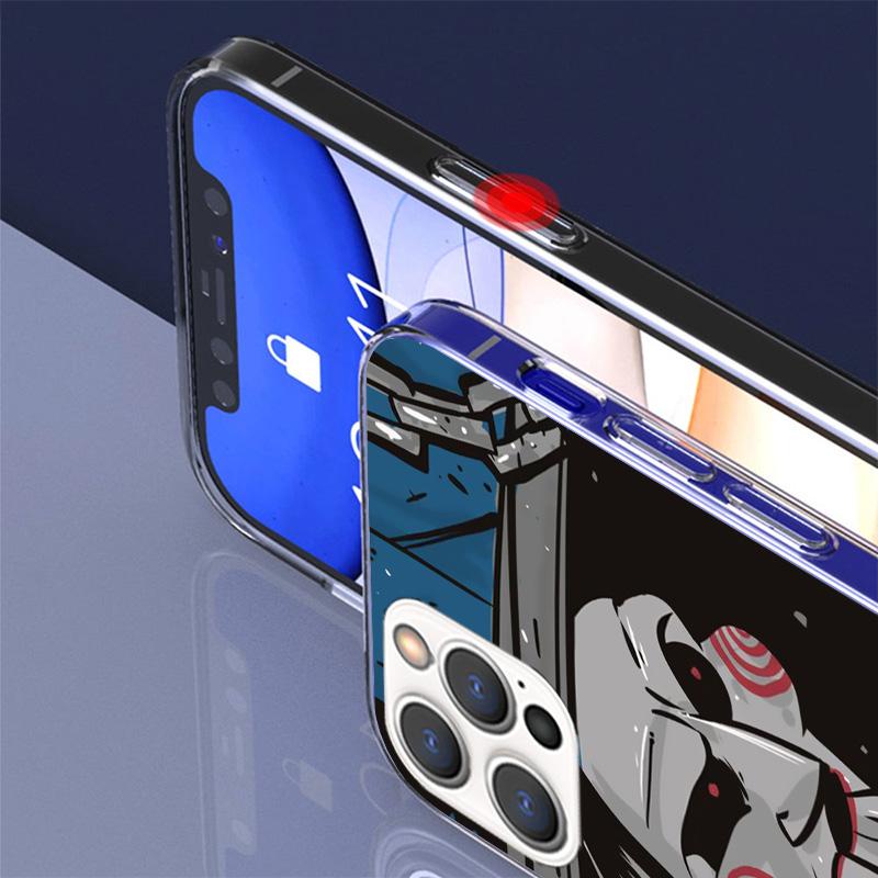 The Jigsaw Killer Horror Phone Case For iPhone 17 Air 16 Pro Max 16E 15 + 14 Plus 11 12 13 Mini 7 8 SE Gift Print Cover Fundas 1