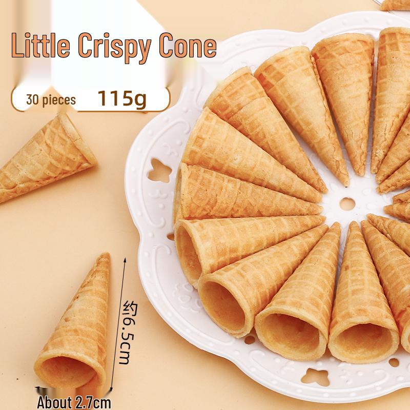 Original Cone Cake Decoration: Birthday Ice Cream Crispy Cone Topper, DIY Shell