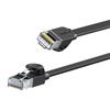 Baseus 15m High-Speed Flat Ethernet RJ45 Cable, 1Gbps, Black (Model: WKJS000301)