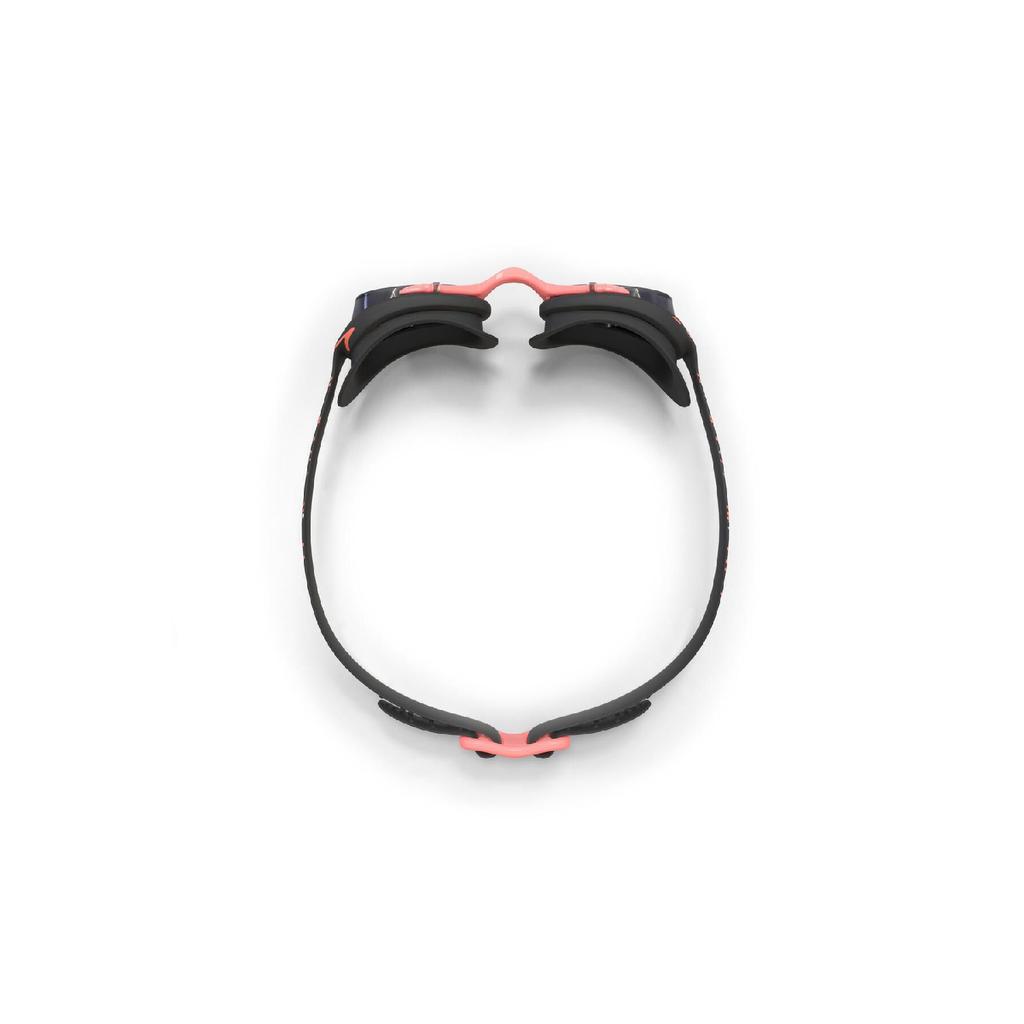 Lunettes de natation Nabaiji - Taille L - Noir / Orange - 100