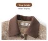 2025 Spring Fashion Turn-Down Collar Jacket for Middle-Aged Women - Stylish Short Fragrant Style