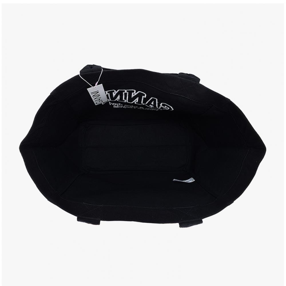 Ganni Easy Xxl Shopper Tote Bag A6680 252