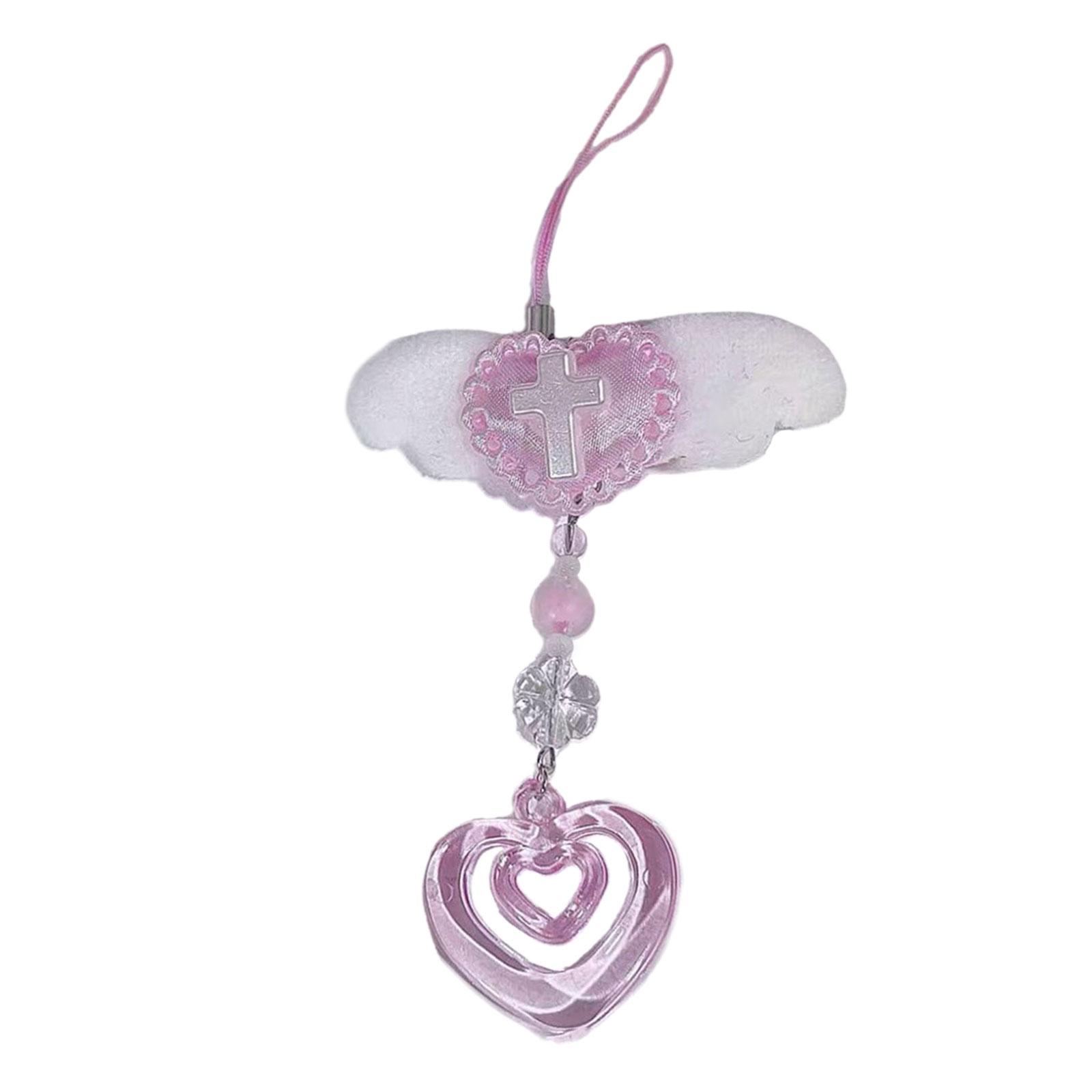 

Elegant Beaded Mobile Phone Pendant Fashionable Keyring Colorful Key Chain Charm Stylish Accessory for Phones and Purses 3