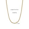 Gold Geometric Plain Ring Bracelet Is Simple And Does Not Fade 316 Material Jewelry Women'S Niche Titanium Steel
