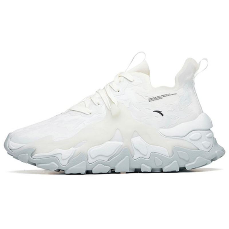 Anta Cocoon Break Pro Men Fabric Thick Sole Low-top Dad Sneakers White 112228860-3 43