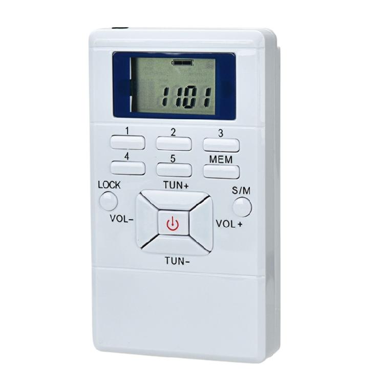 Portable AM FM Radio with Headphones Auto Scan Memory Function Small Size for Travel Camping Home Use