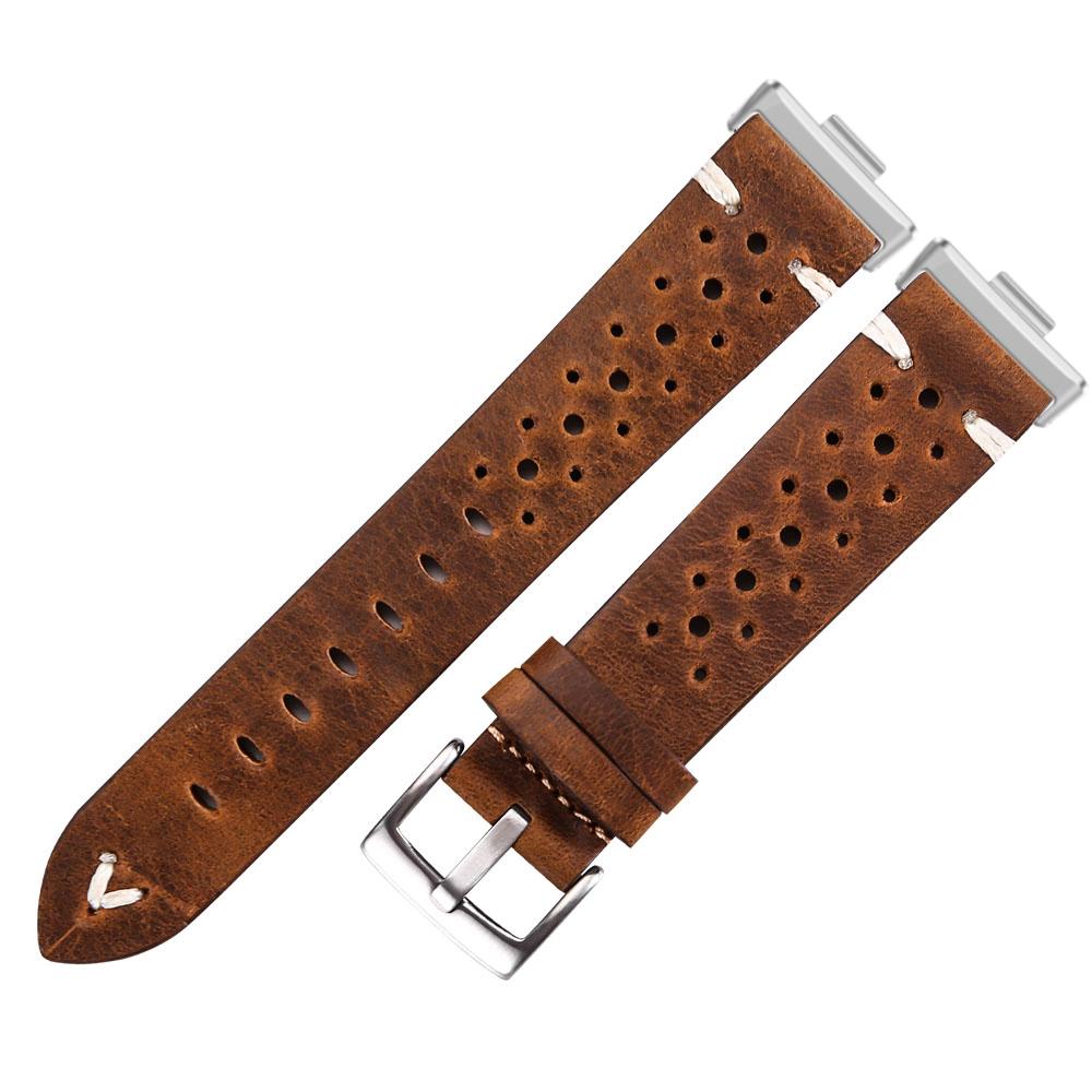 

Натуральная кожа для ремешка Huawei Watch Fit 4 Pro Элегантный браслет для Huawei Watch Fit4 Fit3 Винтажный браслет Correa Дышащий for Huawei Fit 4 Pro коричневый